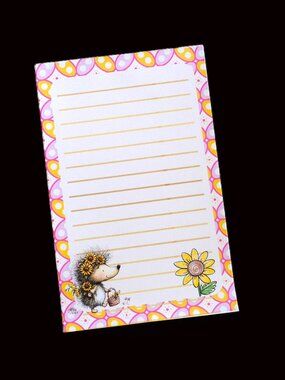 Handmade Whimsical Notepad, to do, tasks, pad, gift, list, notes, writing, sun